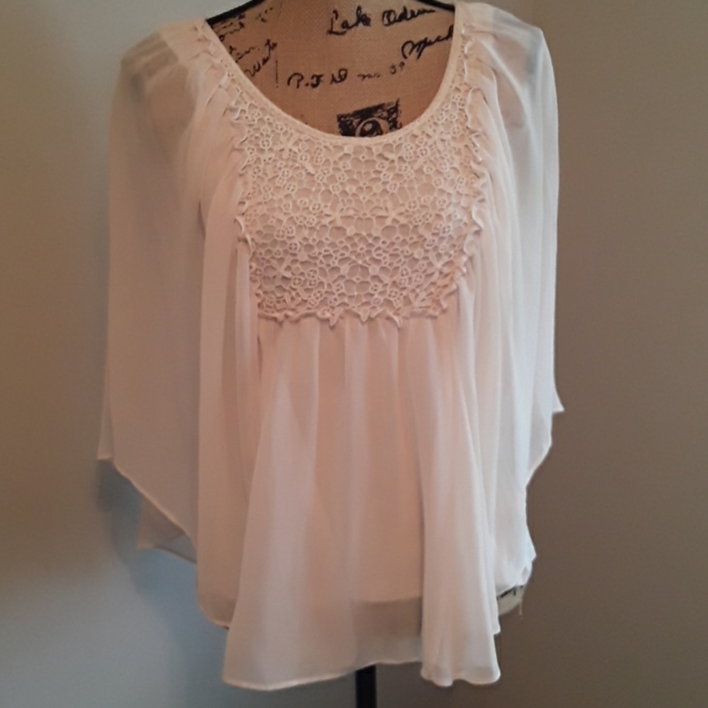 Cream blouse